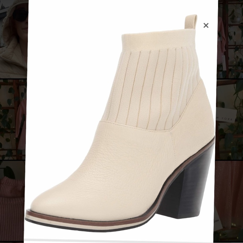 Kelsi Dagger Eggshell Bootie Size 7.5
